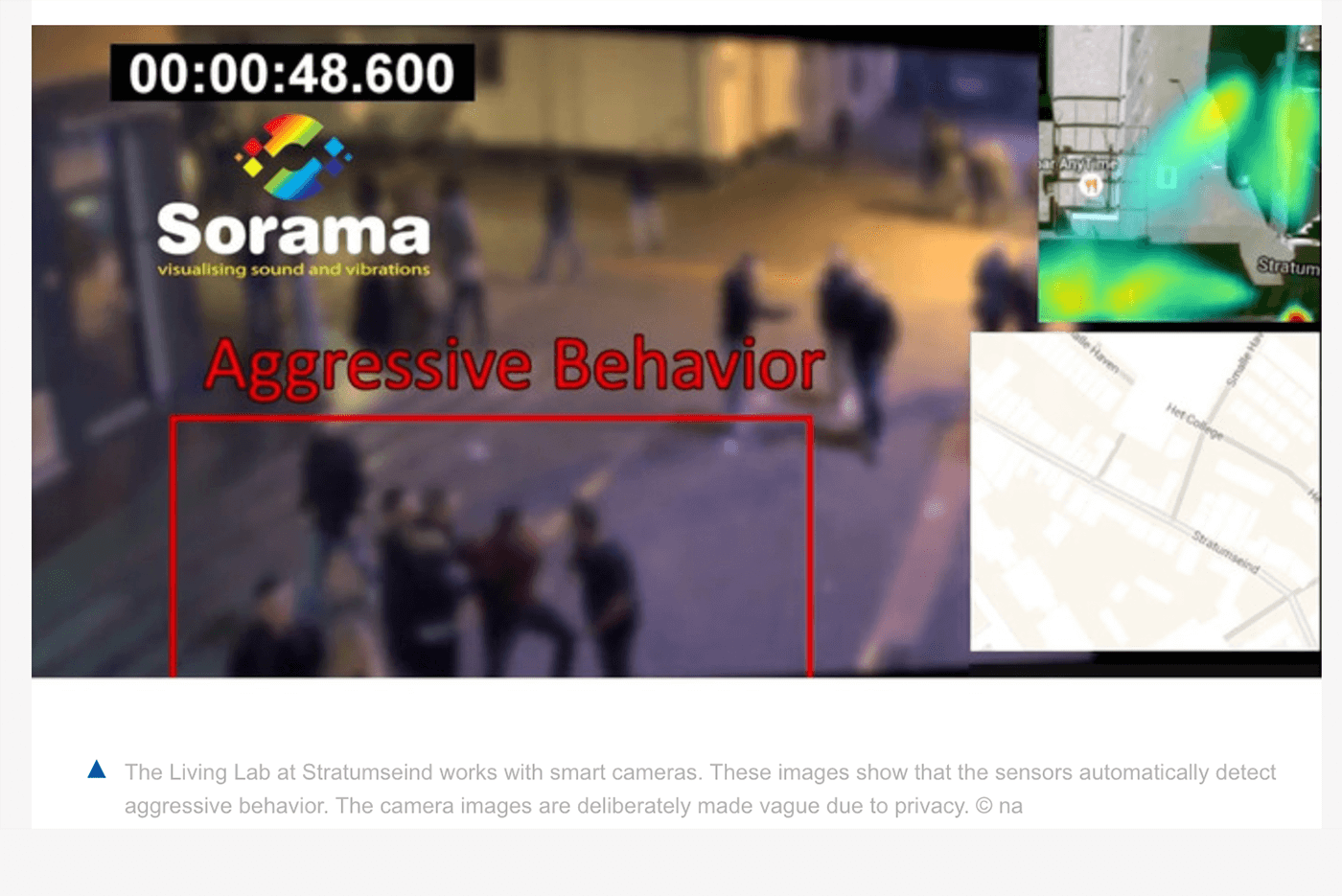 Stratumseind Living Lab's aggressive behavior detection
